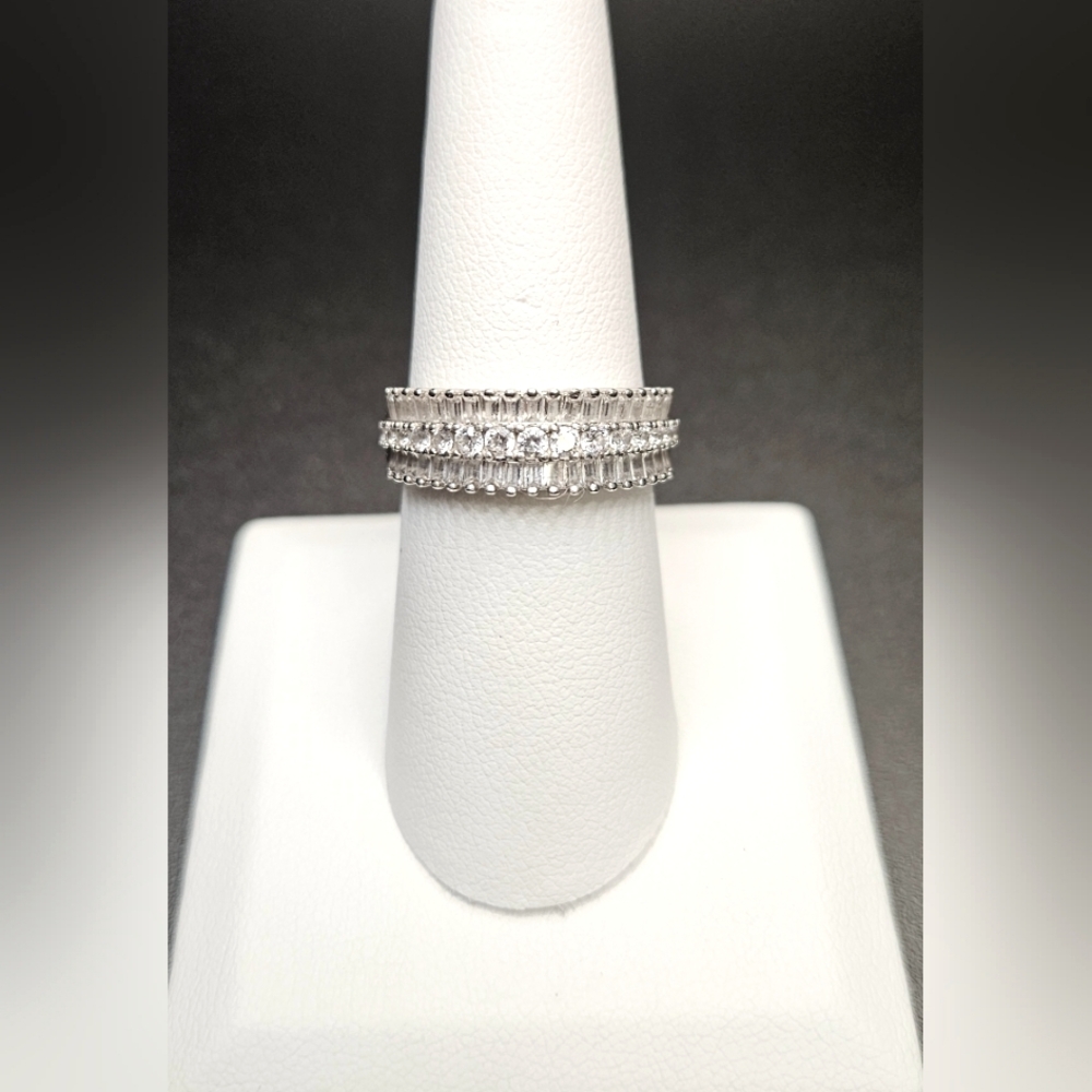 Giani Bernini Sterling Silver Ring Marked IBB CN 925 Size 8 - Picture 2 of 5